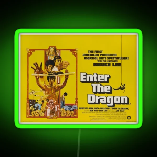Enter The Dragon RGB Neon Sign