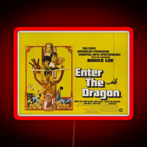 Enter The Dragon RGB Neon Sign