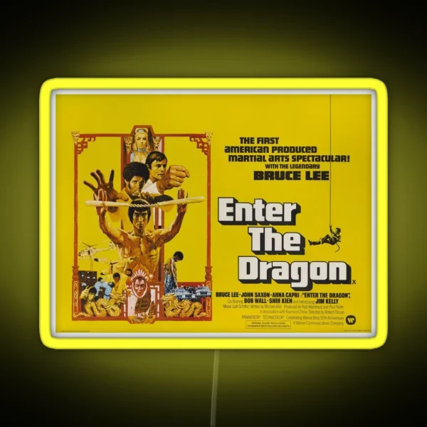 Enter The Dragon RGB Neon Sign
