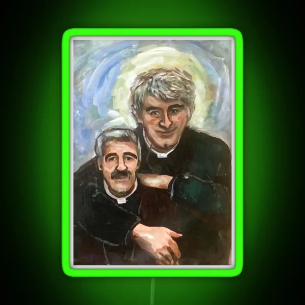 Entertaining Father Stone Father Ted RGB Neon Sign