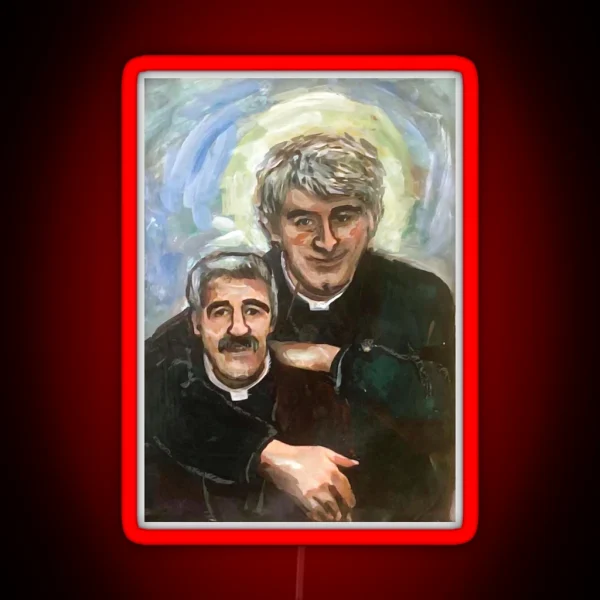Entertaining Father Stone Father Ted RGB Neon Sign