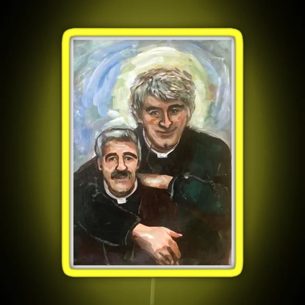 Entertaining Father Stone Father Ted RGB Neon Sign