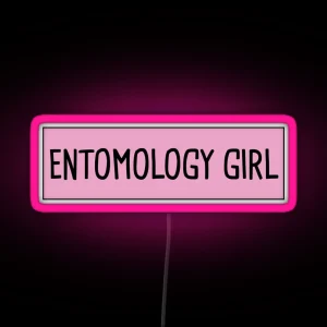 Entomology Girl RGB Neon Sign