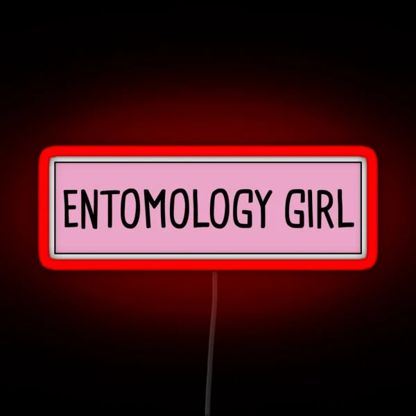 Entomology Girl RGB Neon Sign
