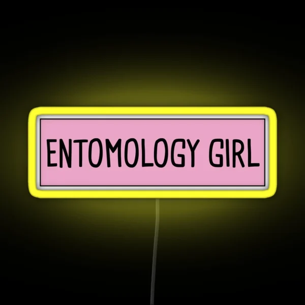 Entomology Girl RGB Neon Sign