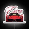 Enzo Exotic Classic Ferrari With Text RGB Neon Sign - Image 4