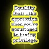 EQUALITY OPPRESSION PRIVILEGE RGB Neon Sign - Image 5
