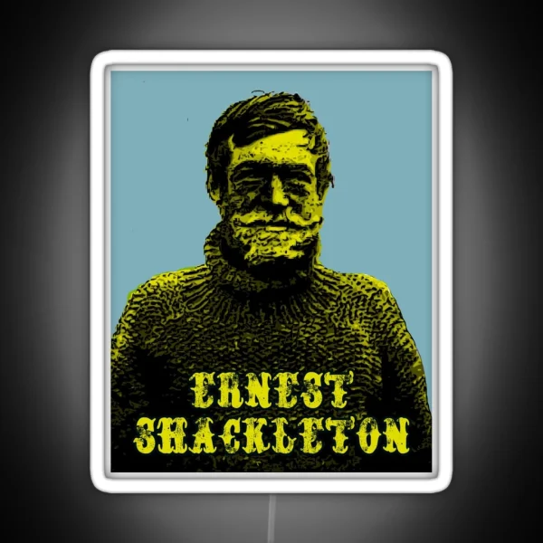 Ernst Shackleton Explorer RGB Neon Sign
