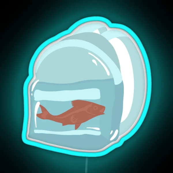 Eroda Fish In Backpack RGB Neon Sign