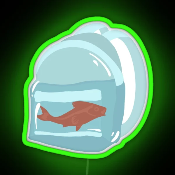 Eroda Fish In Backpack RGB Neon Sign