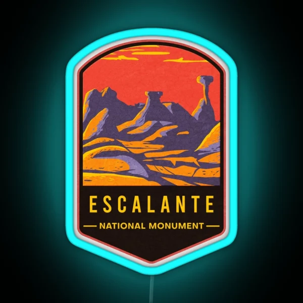 Escalante National Monument RGB Neon Sign