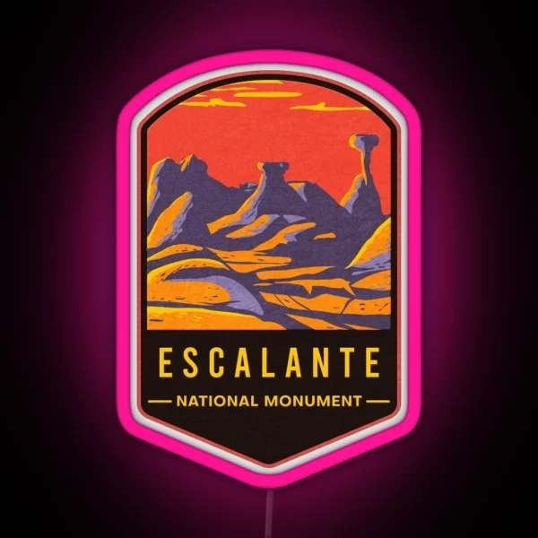 Escalante National Monument RGB Neon Sign