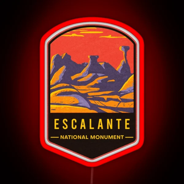 Escalante National Monument RGB Neon Sign