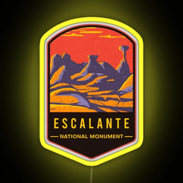 Escalante National Monument RGB Neon Sign