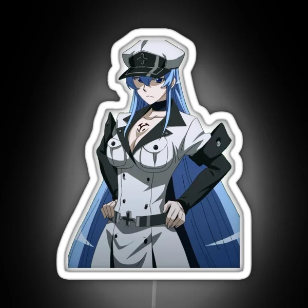Esdeath Akame Ga Kill RGB Neon Sign