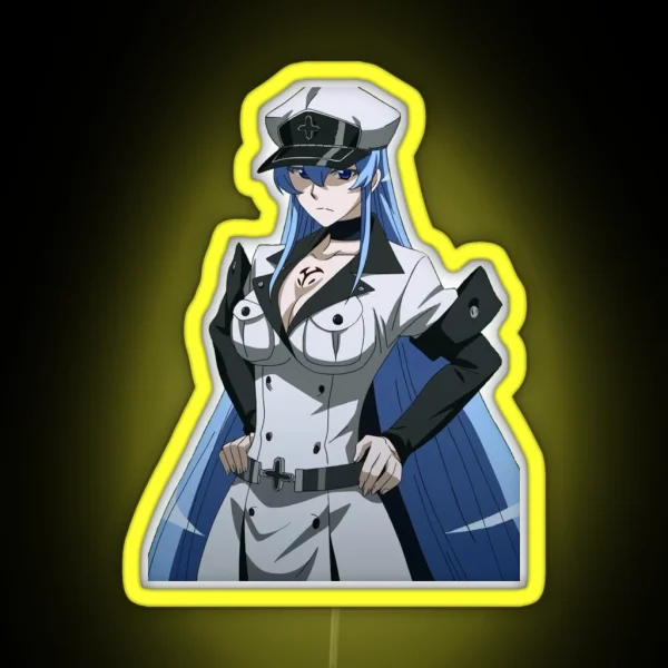 Esdeath Akame Ga Kill RGB Neon Sign