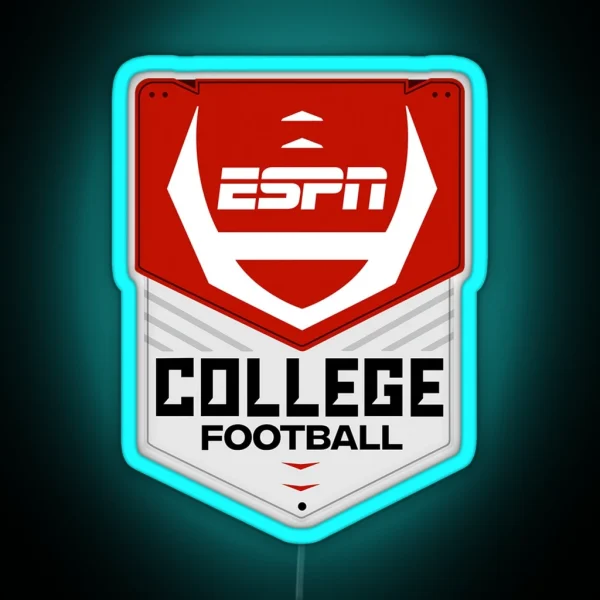 ESPN College Football Logo NEW 2020 RGB Neon Sign
