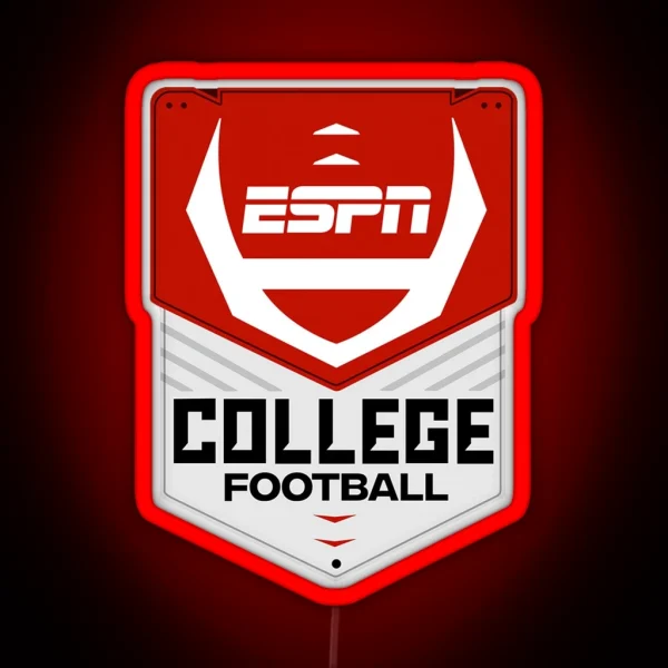 ESPN College Football Logo NEW 2020 RGB Neon Sign