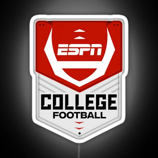 ESPN College Football Logo NEW 2020 RGB Neon Sign