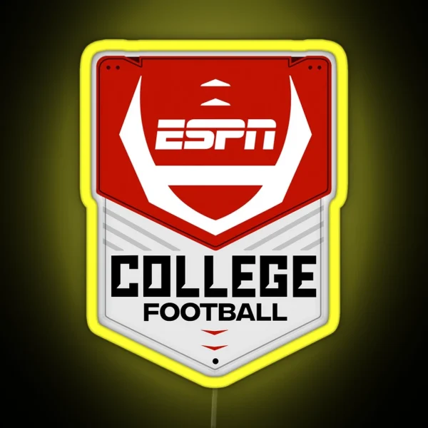 ESPN College Football Logo NEW 2020 RGB Neon Sign