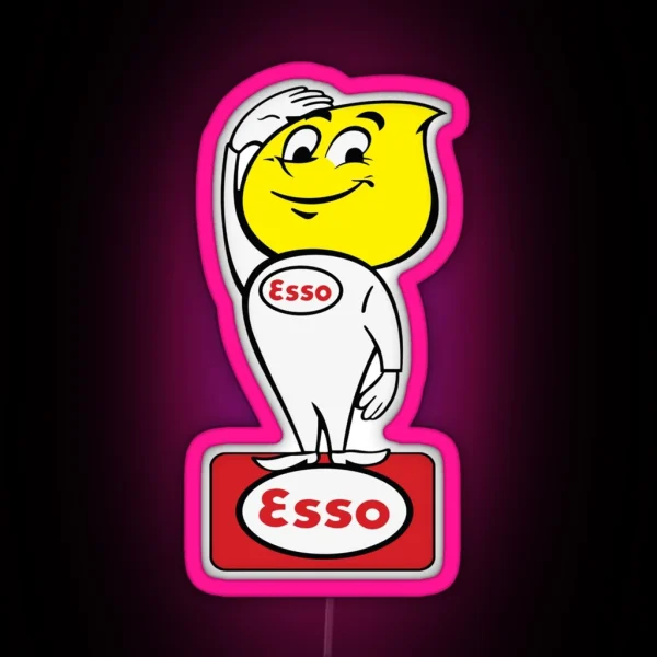 Esso Oil RGB Neon Sign