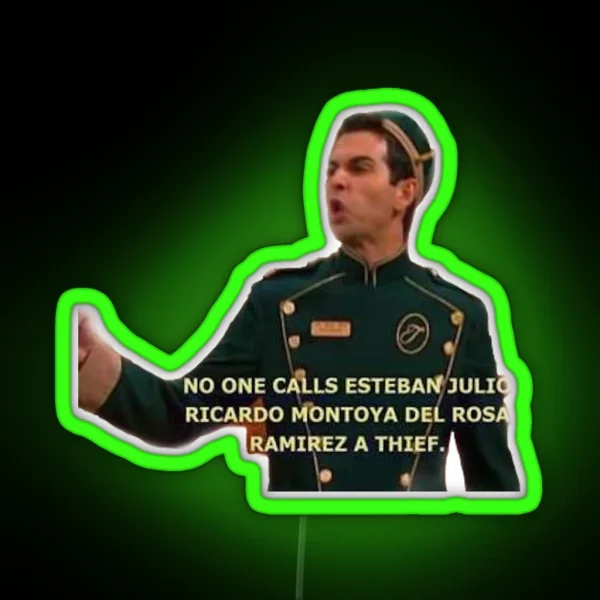 Esteban From Zack And Cody Led RGB Neon Sign