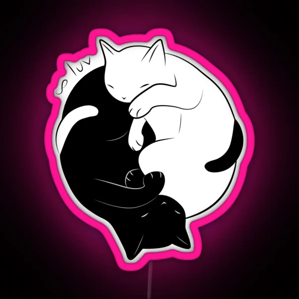 Eternal Cat Love RGB Neon Sign
