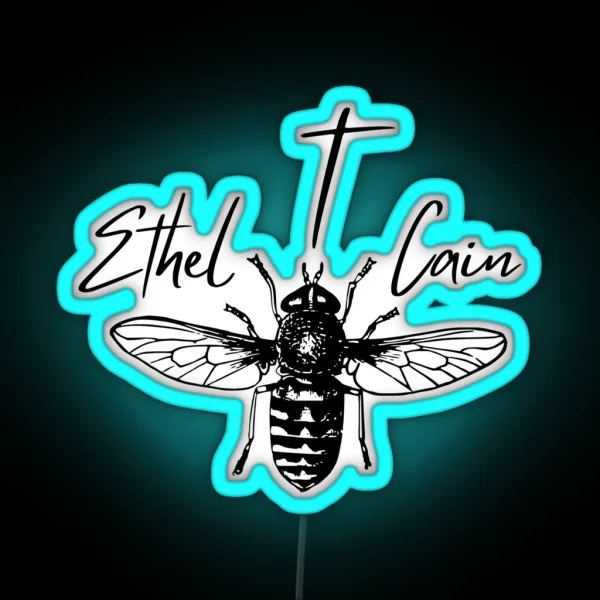 Ethel Cain Sun Bleached Flies RGB Neon Sign