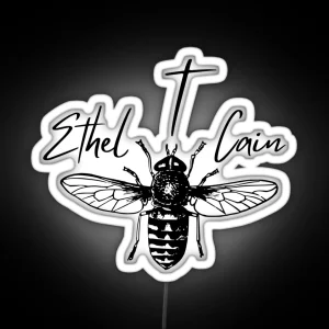 Ethel Cain Sun Bleached Flies RGB Neon Sign
