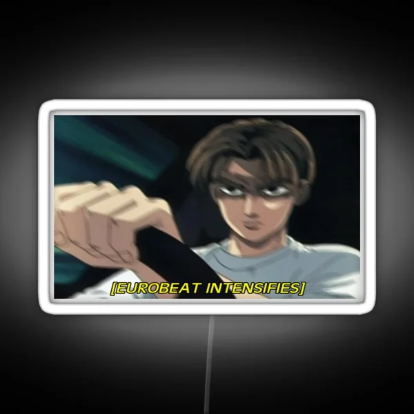 Eurobeat Intensifies RGB Neon Sign