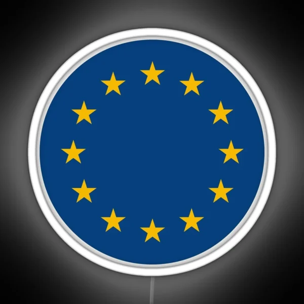 European Union Flag RGB Neon Sign