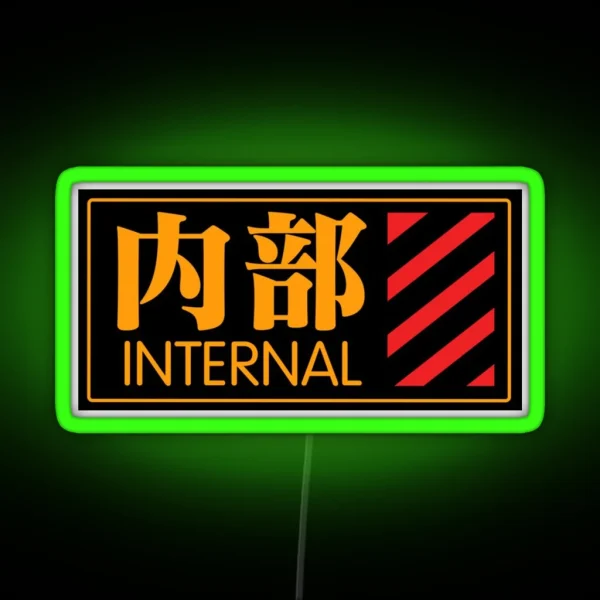 Evangelion Internal Power RGB Neon Sign