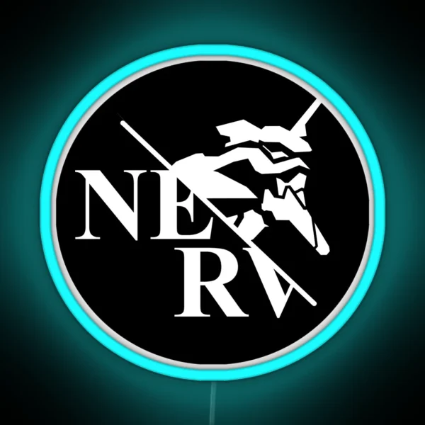Evangelion Nerv Logo RGB Neon Sign