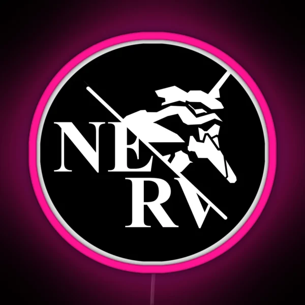 Evangelion Nerv Logo RGB Neon Sign