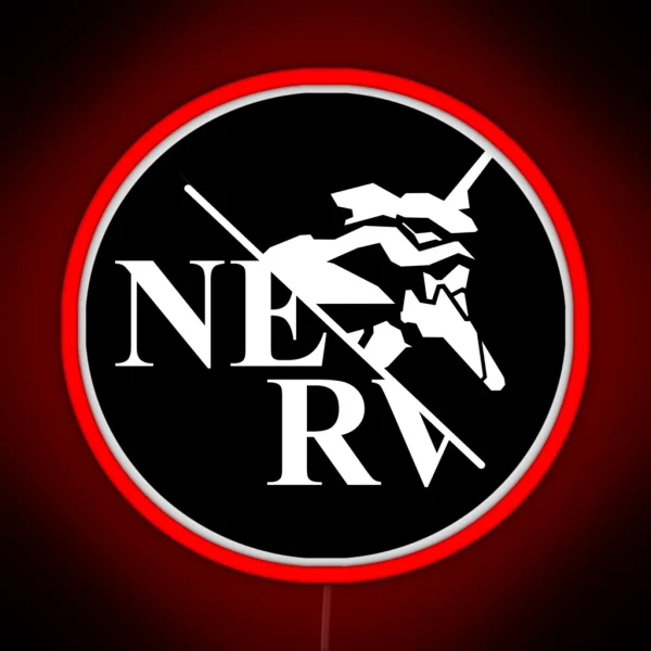 Evangelion Nerv Logo RGB Neon Sign