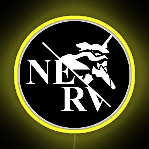 Evangelion Nerv Logo RGB Neon Sign