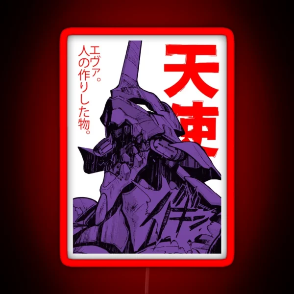 Evangelion Robot Kanji Essential RGB Neon Sign