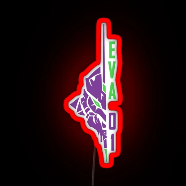 Evangelion Unit 01 RGB Neon Sign