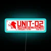 Evangelion Unit 02 RGB Neon Sign - Image 2
