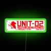 Evangelion Unit 02 RGB Neon Sign - Image 3