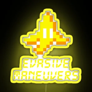 Evasive Maneuvers RGB Neon Sign