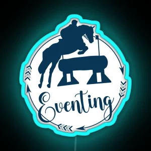 Eventing Horse RGB Neon Sign