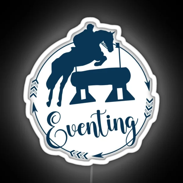 Eventing Horse RGB Neon Sign