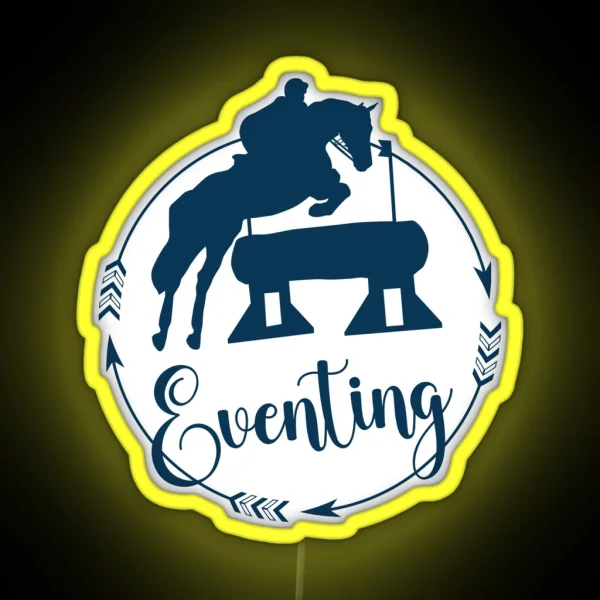Eventing Horse RGB Neon Sign