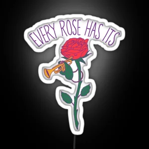 Every Rose Has Its Horn RGB Neon Sign