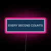 Every Second Counts RGB Neon Sign - Image 6