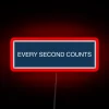 Every Second Counts RGB Neon Sign - Image 2