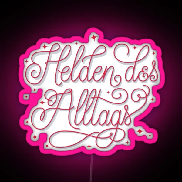 Everyday Heroes RGB Neon Sign