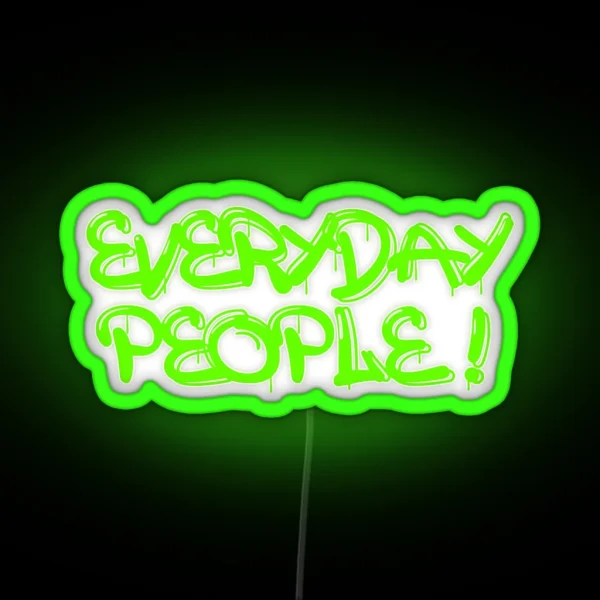 Everyday People RGB Neon Sign
