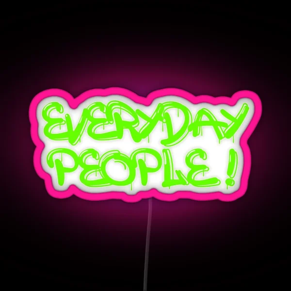Everyday People RGB Neon Sign